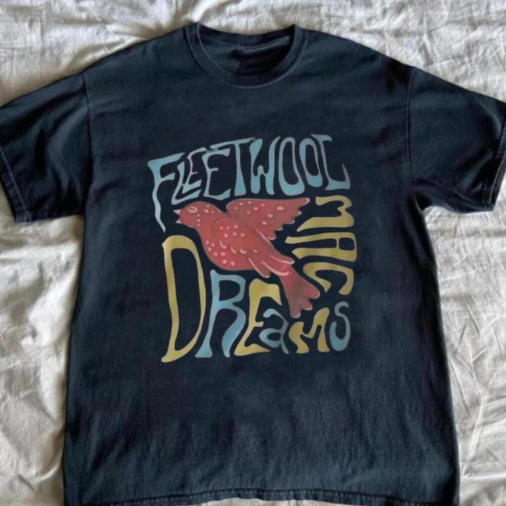 Gildan Black T Shirt Fleetwood Mac Dreams Black T Shirt